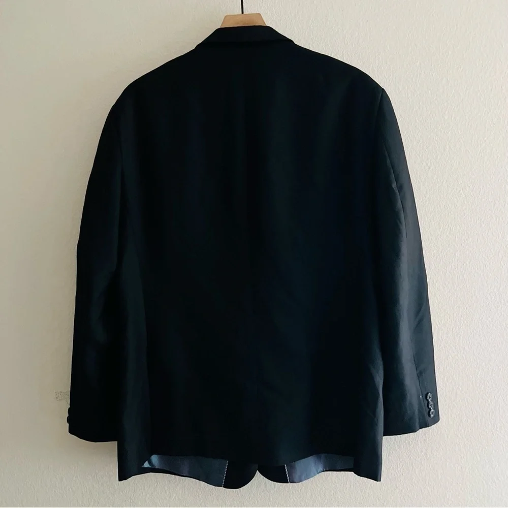 VITALI Men's Black Blazer Suit Jacket Size 44R